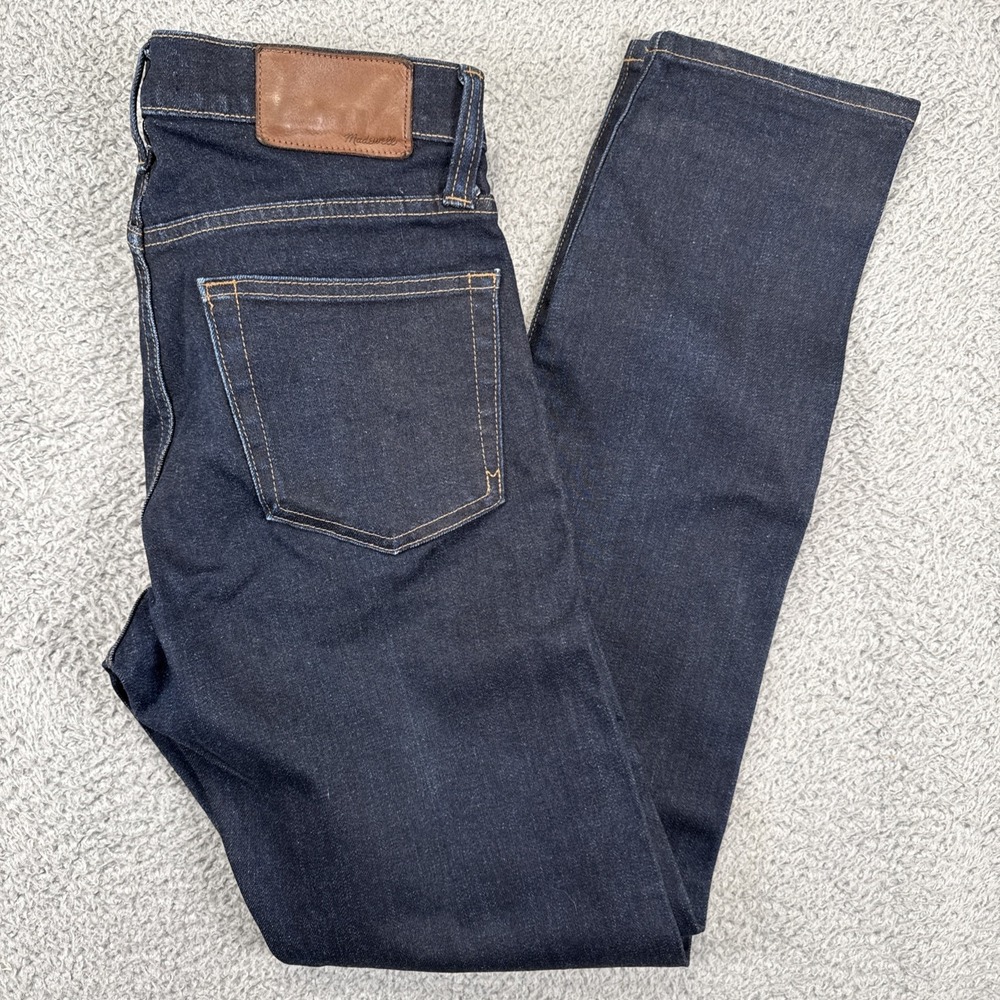 Madewell Jeans Mens 30x32 (fit 31x31) Dark Wash Athletic Slim‎ Stretch Denim